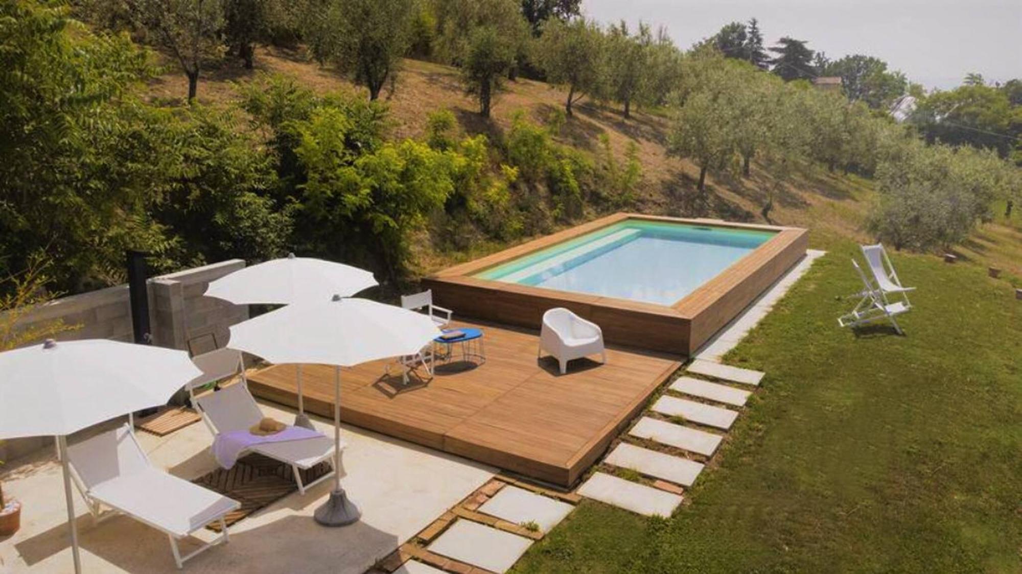 Willa Borgo Calbianco - Private House With Pool & Airco Cerreto Castello Zewnętrze zdjęcie