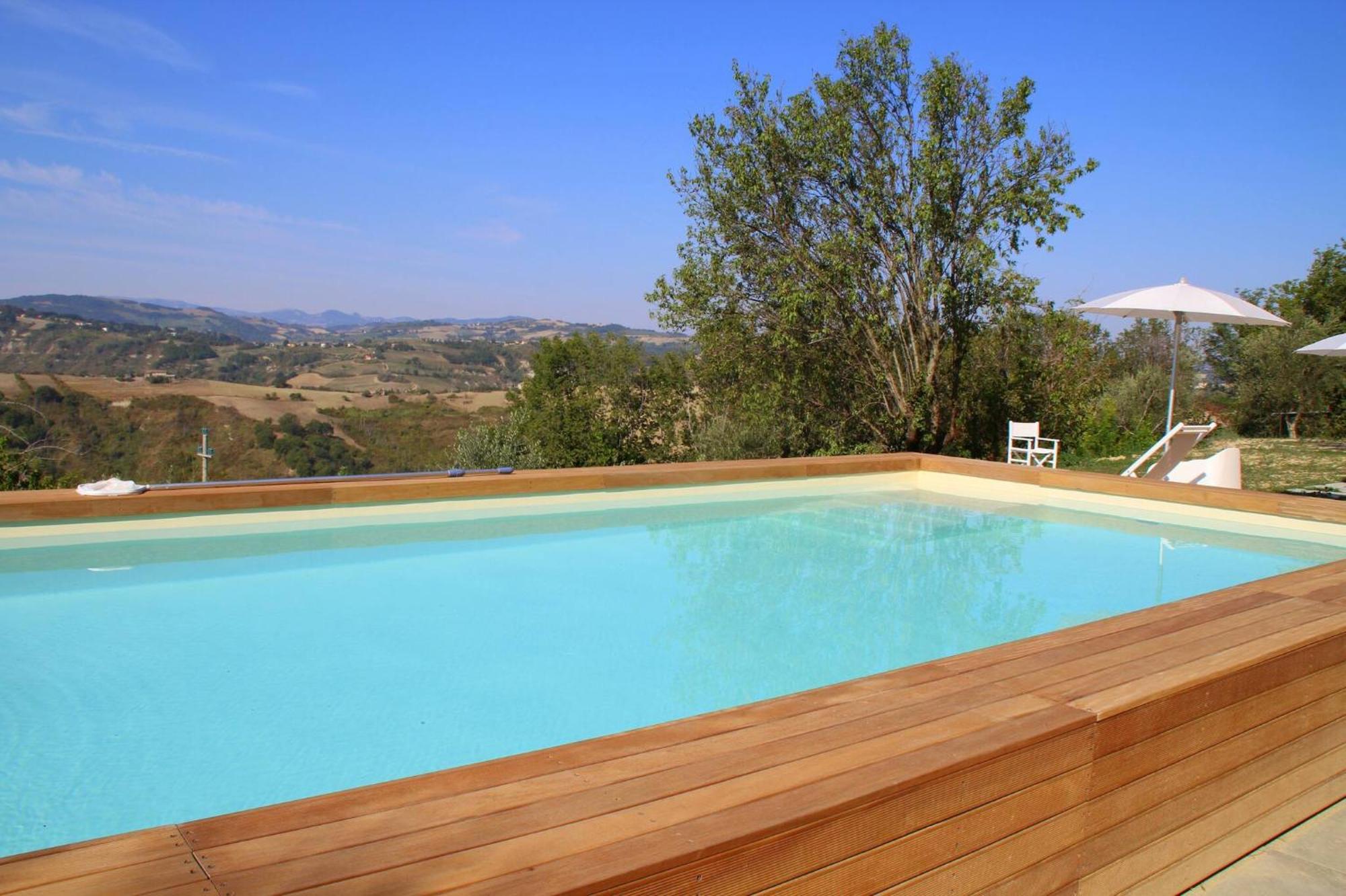 Willa Borgo Calbianco - Private House With Pool & Airco Cerreto Castello Zewnętrze zdjęcie