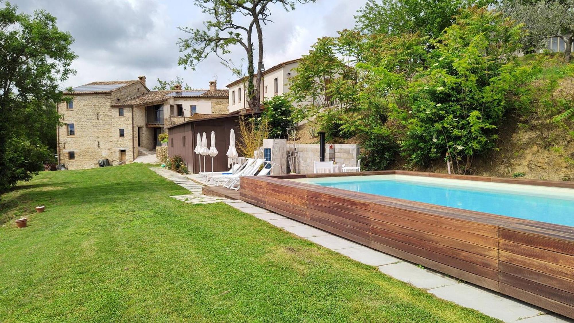 Willa Borgo Calbianco - Private House With Pool & Airco Cerreto Castello Zewnętrze zdjęcie