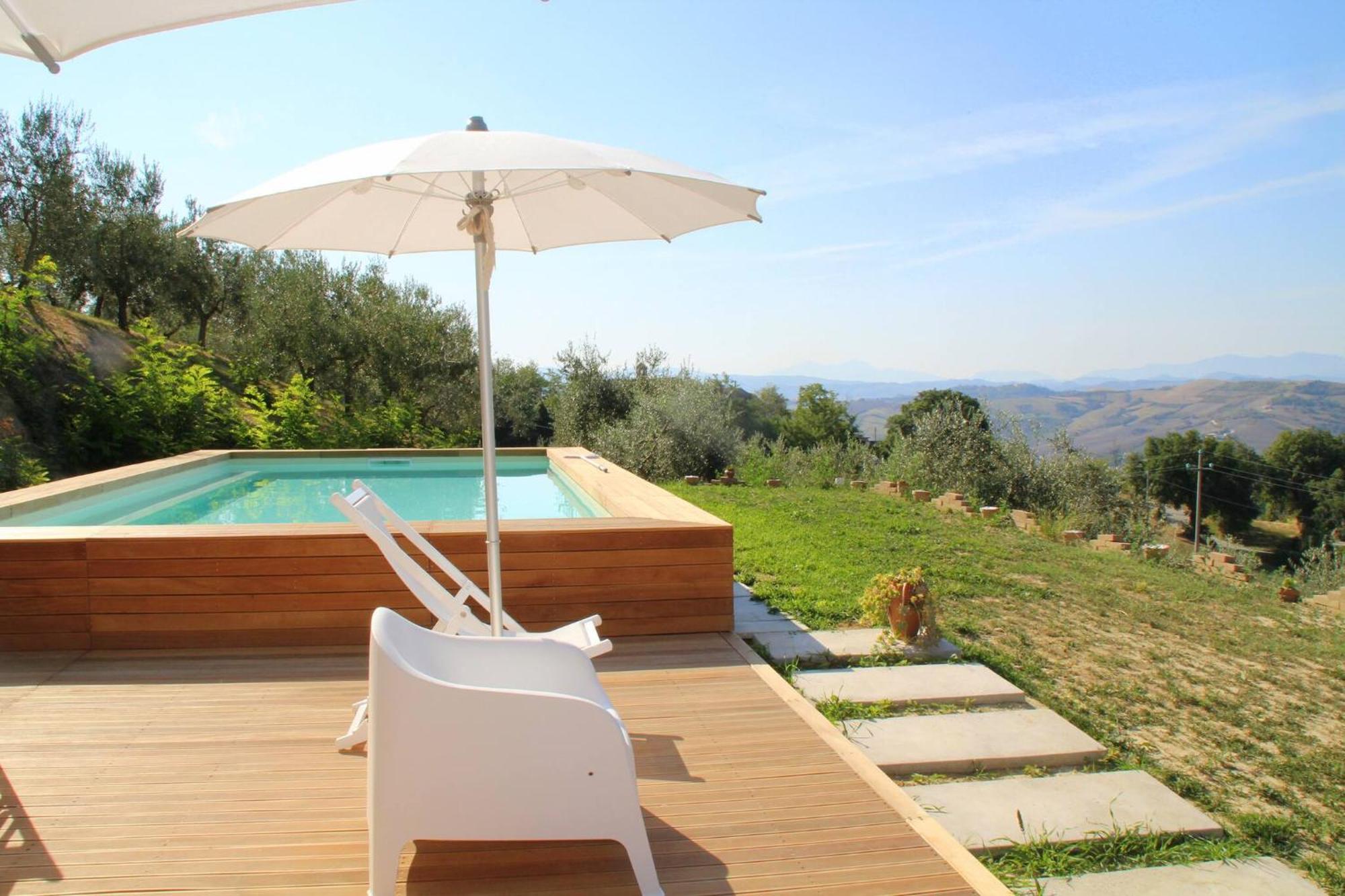 Willa Borgo Calbianco - Private House With Pool & Airco Cerreto Castello Zewnętrze zdjęcie