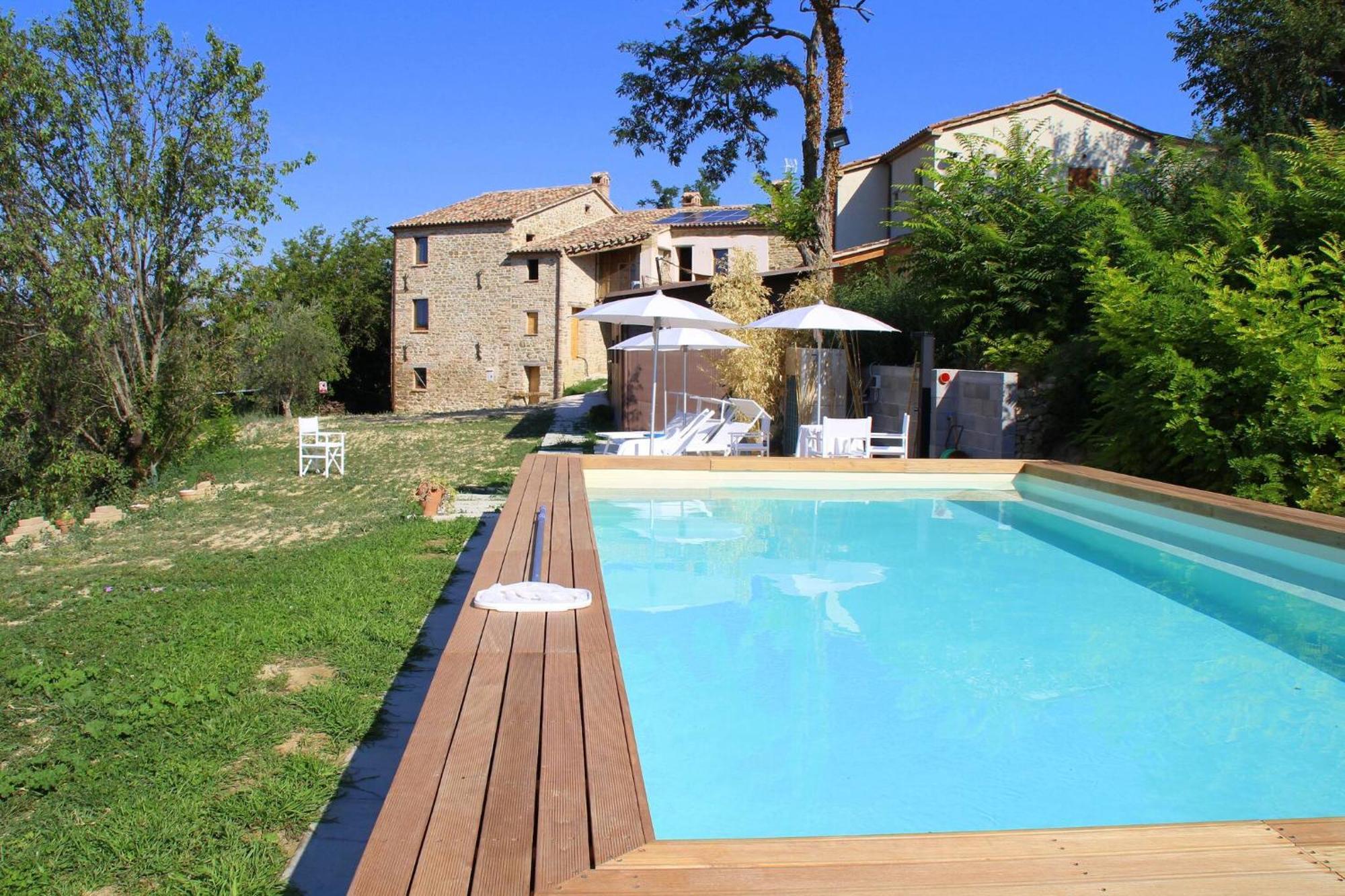 Willa Borgo Calbianco - Private House With Pool & Airco Cerreto Castello Zewnętrze zdjęcie